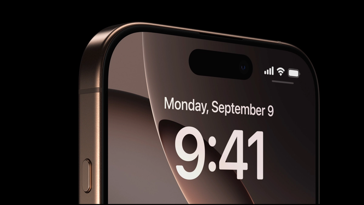 Viền Titanium 2 trên iPhone 16 Pro Max Viền Titanium 2 trên iPhone 16 Pro Max