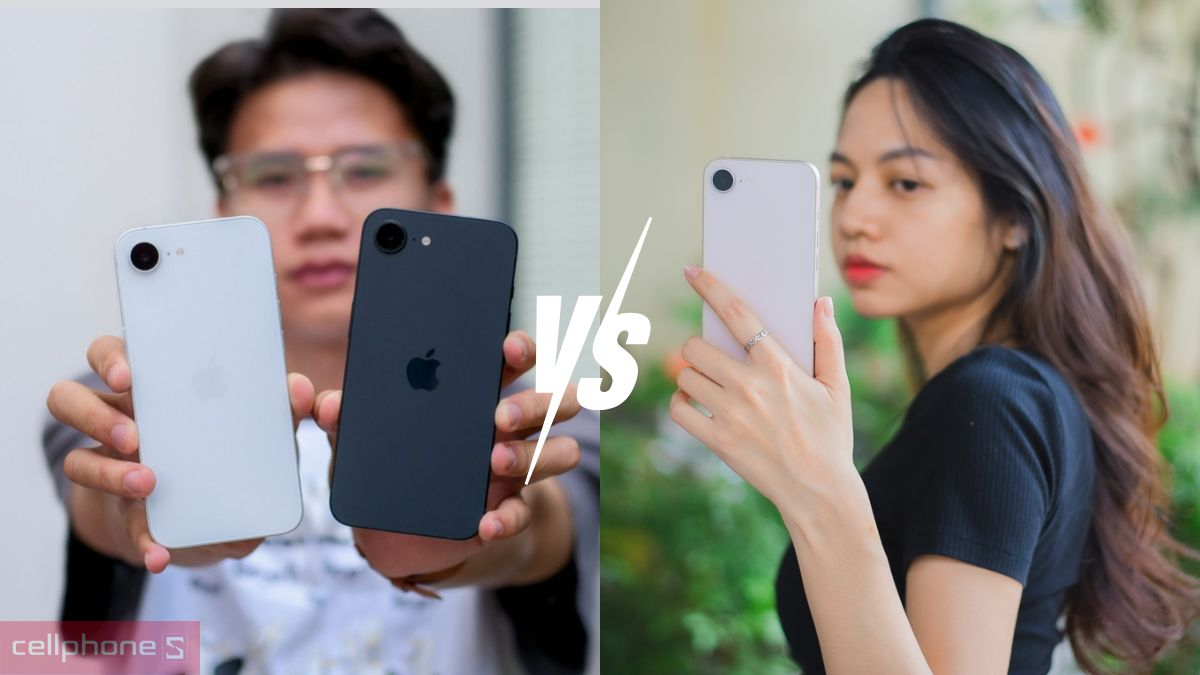 So sánh iPhone 16e với iPhone 17e
