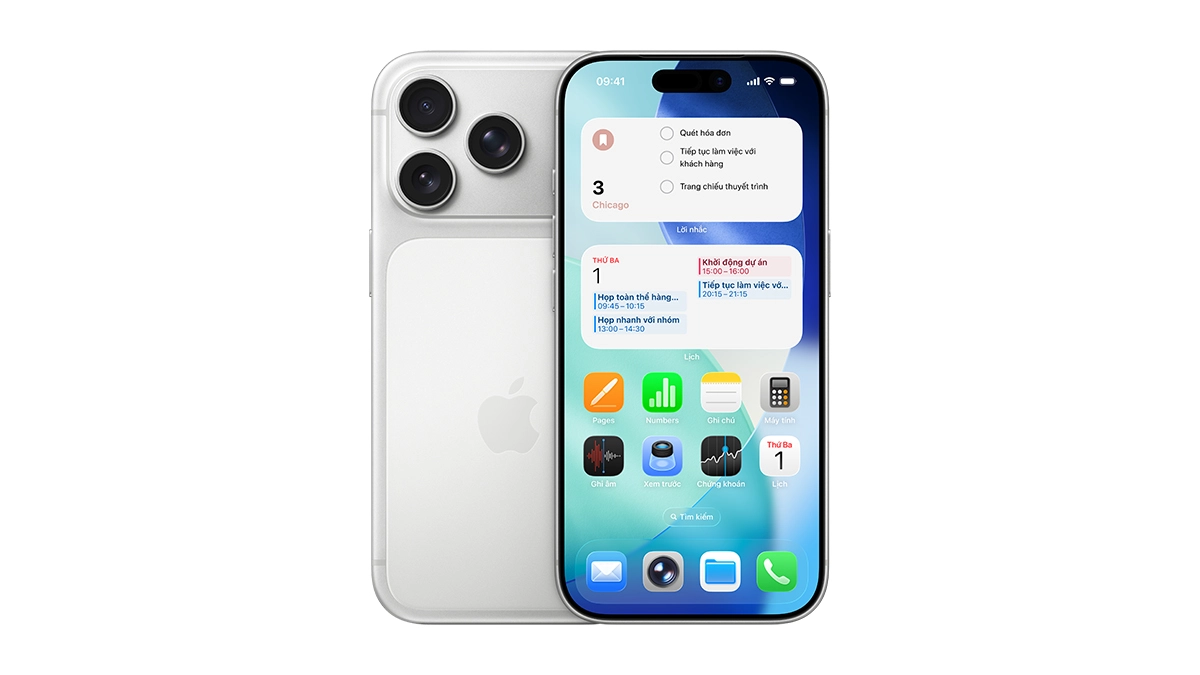 Camera trước có tính năng Center Stage trên iPhone 17 Pro