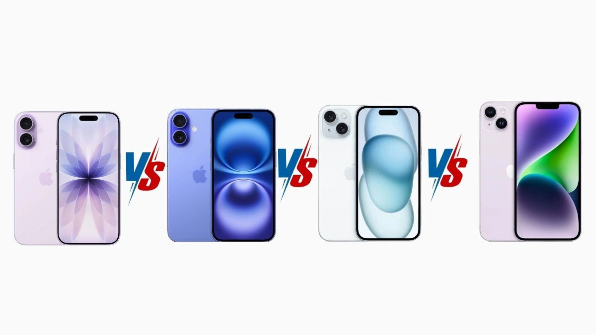 So sánh giữa iPhone 17 với các thế hệ cũ