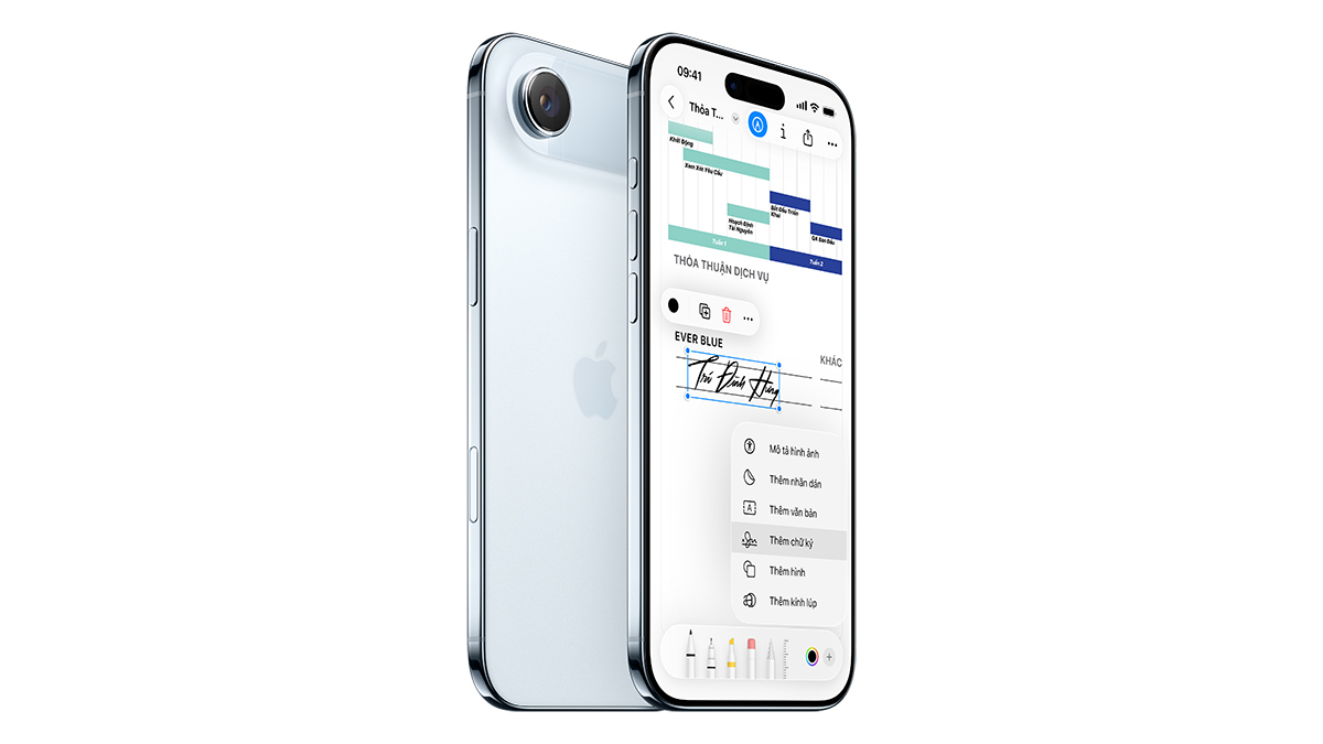 So sánh điện thoại iPhone Air vs iPhone 16e