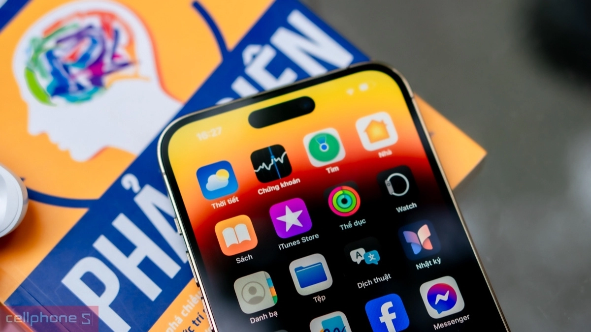 Điện thoại iPhone 14 Pro Max có Dynamic Island cùng Always-On Display