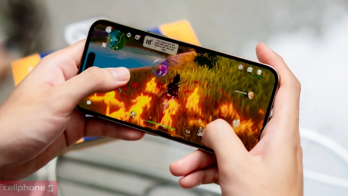 Màn hình iPhone 14 Pro Max có tần số quét 120Hz cho trải nghiệm vuốt mượt mà
