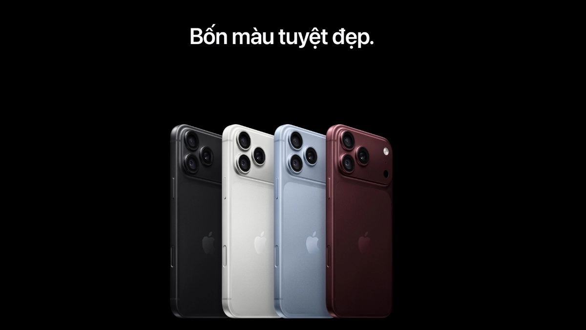iPhone 18 Pro có 4 màu