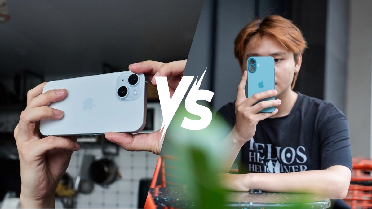 So sánh thông số iPhone 15 với iPhone 16