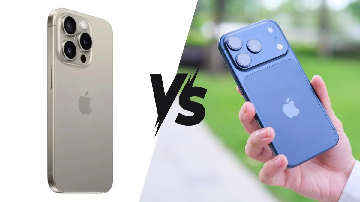 So sánh thông số iPhone 15 Pro với iPhone 17 Pro