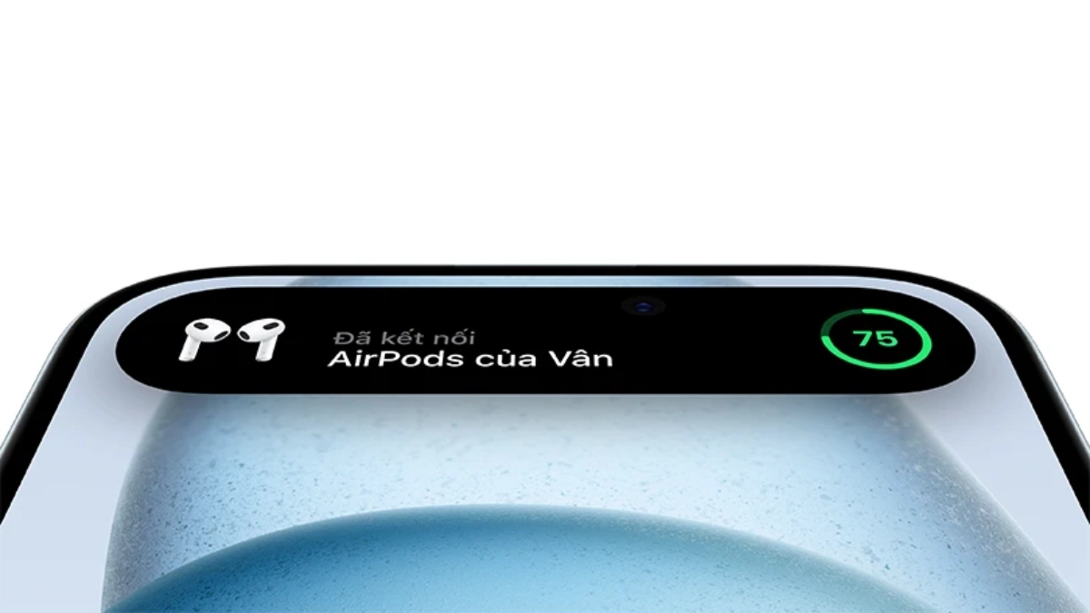 Thiết kế iPhone 15 với màn hình Dynamic Island