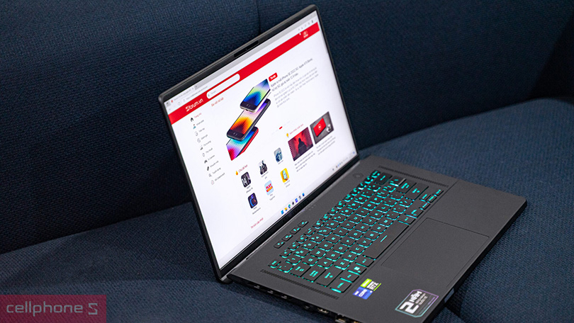 Laptop Asus ROG Zephyrus M16 GU603ZW-K8021W - Tản nhiệt mát thông minh