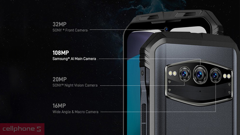 Camera điện thoại Doogee V30T