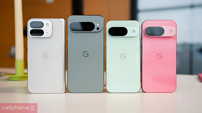 Top các dòng điện thoại Google Pixel phổ biến