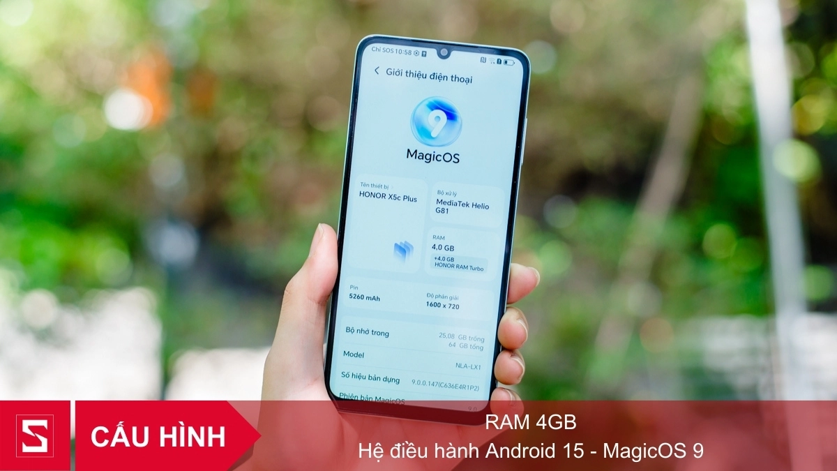 Cấu hình HONOR X5c Plus
