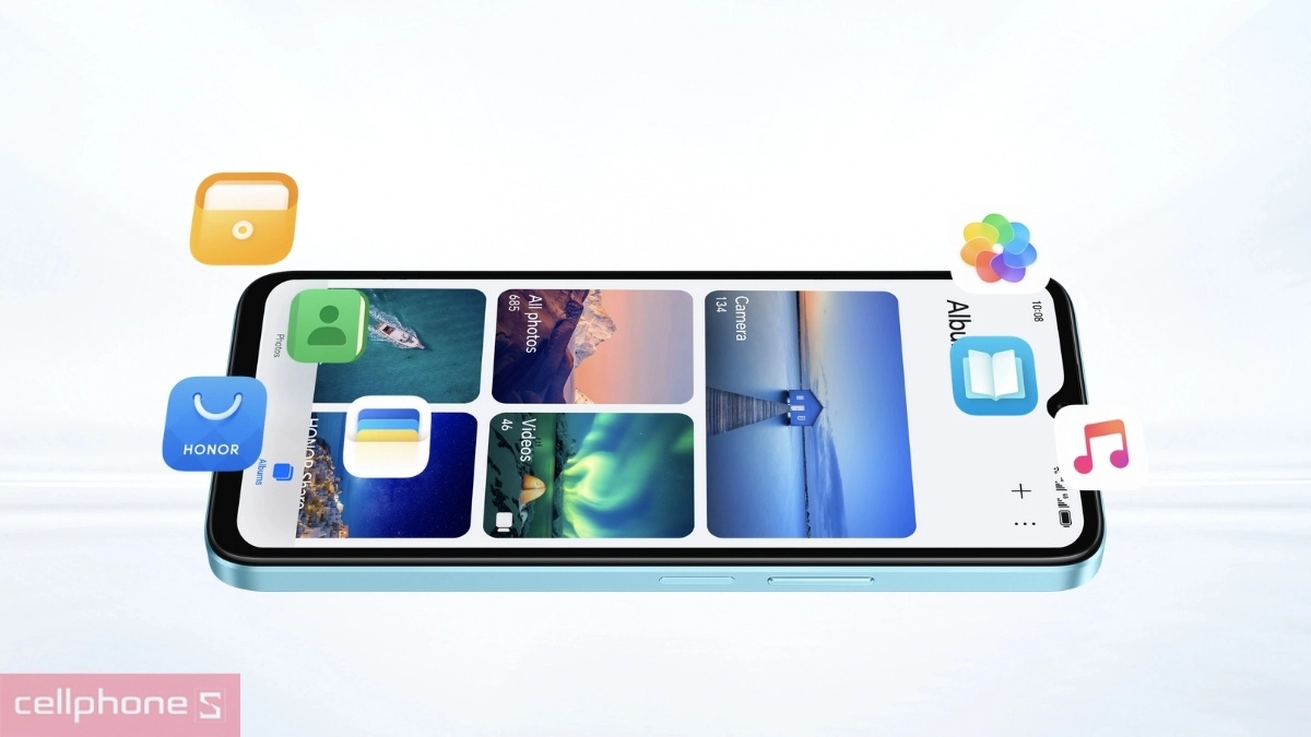 Điện thoại HONOR X5b được trang bị vi xử lý MediaTek Helio G36