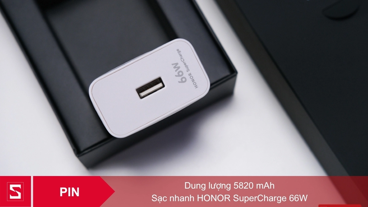 Honor Magic V5 có pin lớn đến 5820mAh 