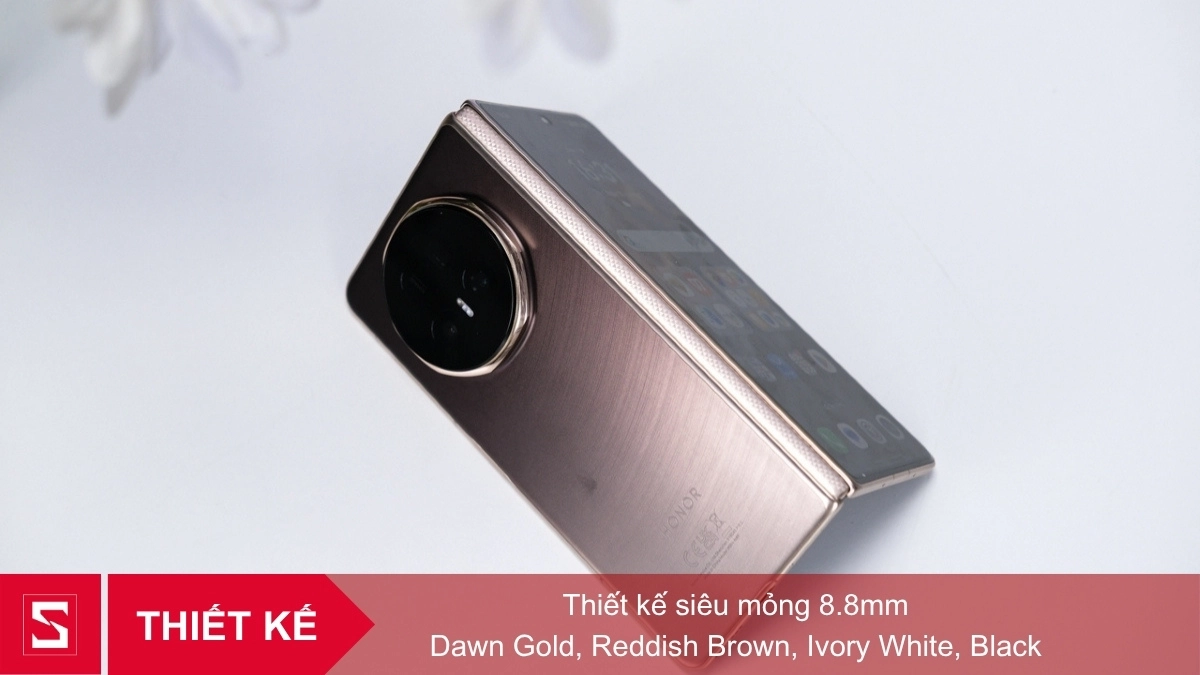 Magic V5 thiết kế siêu mỏng chỉ 8.8mm