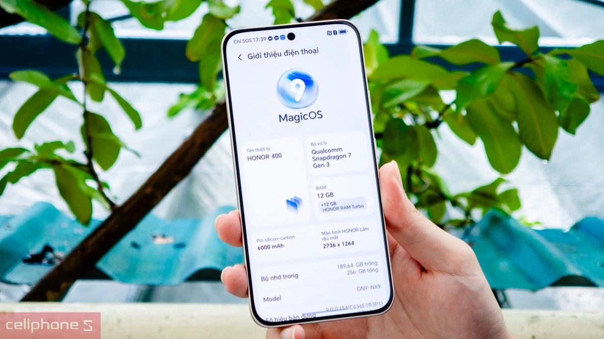 Điện thoại Honor 400 5G giá bao nhiêu tiền