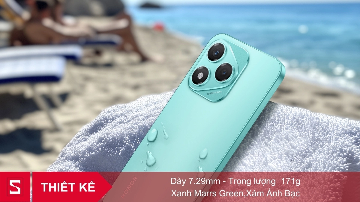 Điện thoại HONOR 400 Lite 5G gây ấn tượng với độ mỏng chỉ 7.29mm