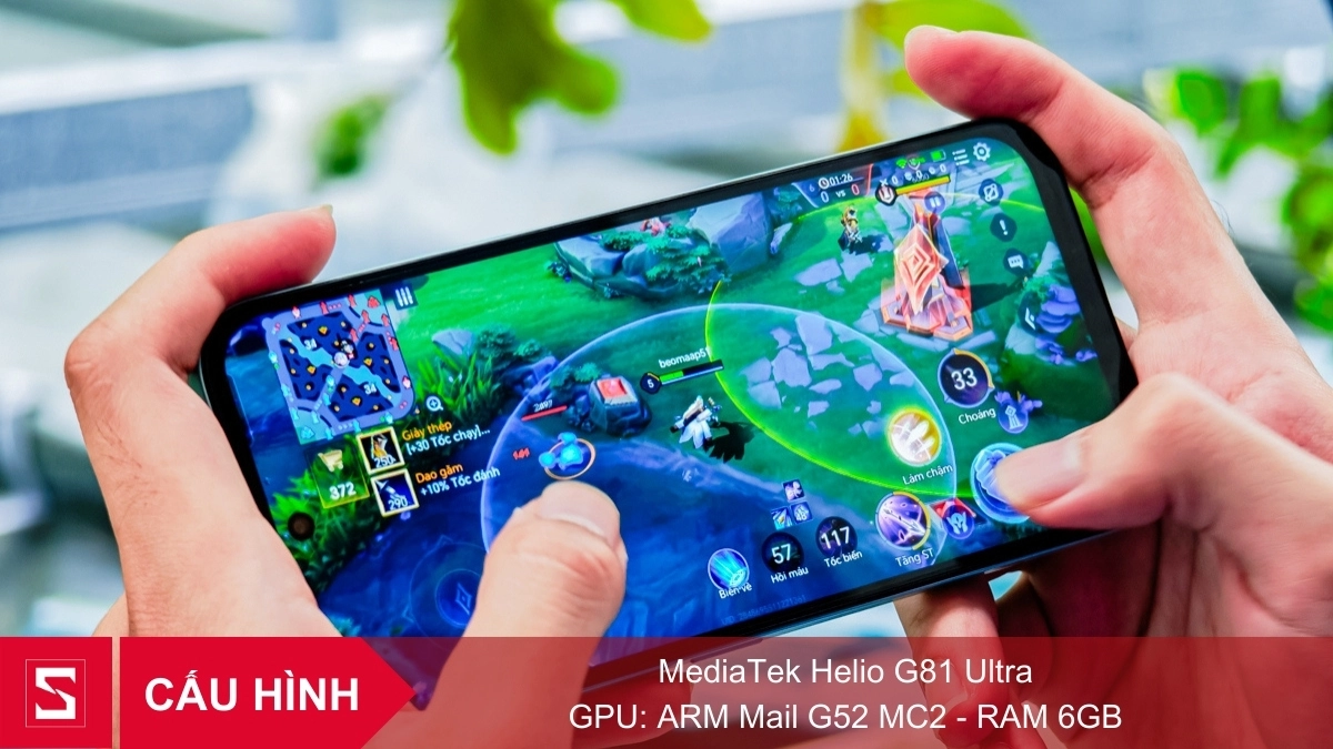 Cấu hình ổn định với chip Helio G81 Ultra
