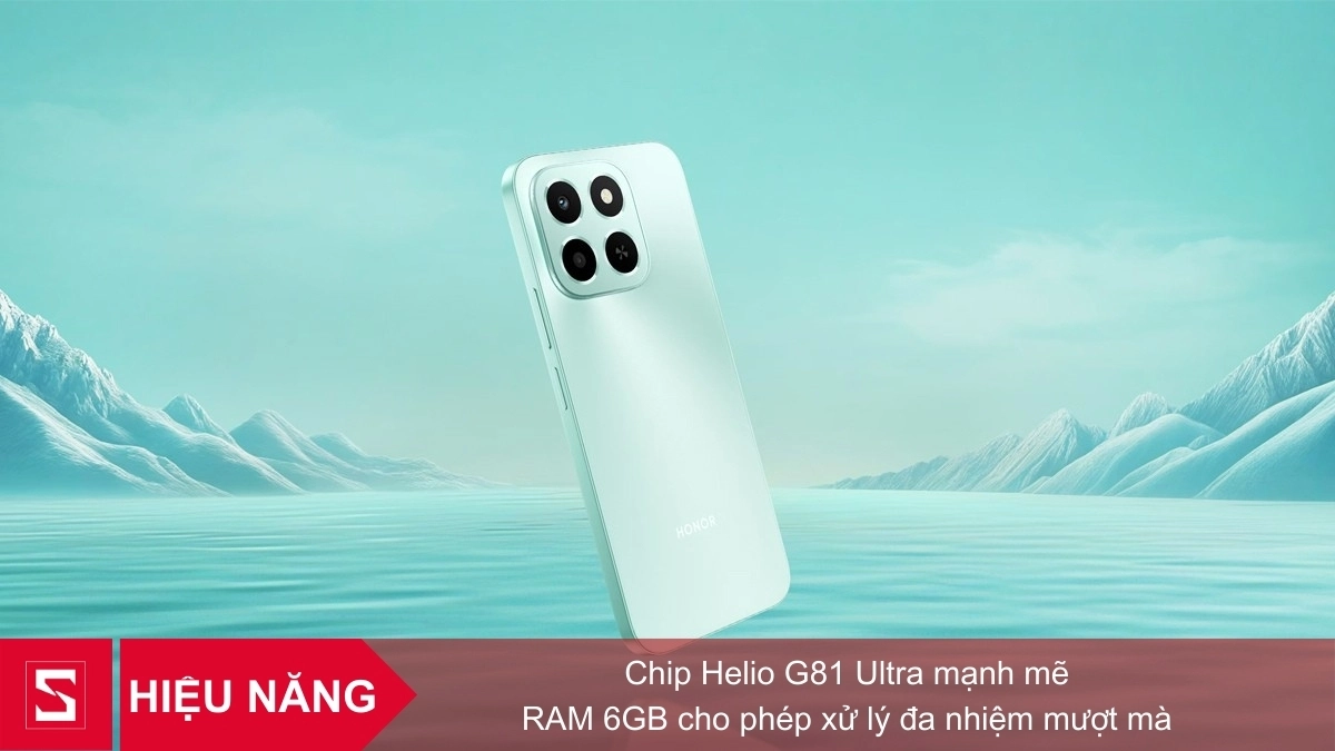 Cấu hình ổn định với chip Helio G81 Ultra