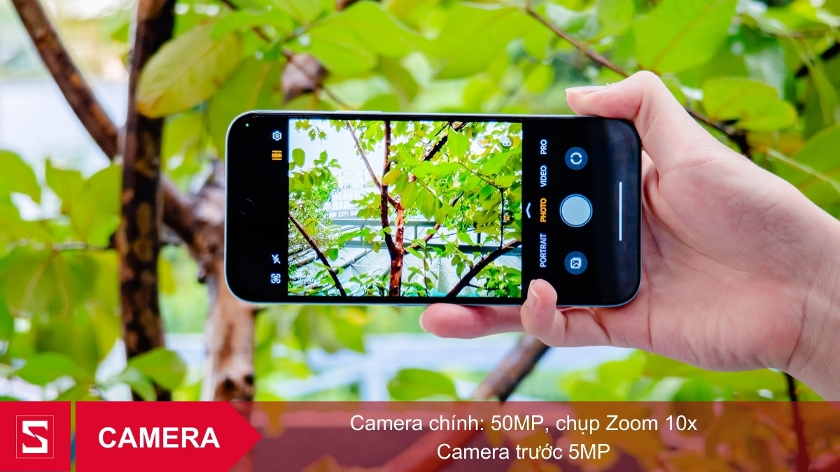 Camera 50MP đa chế độ, hỗ trợ quay video Full HD