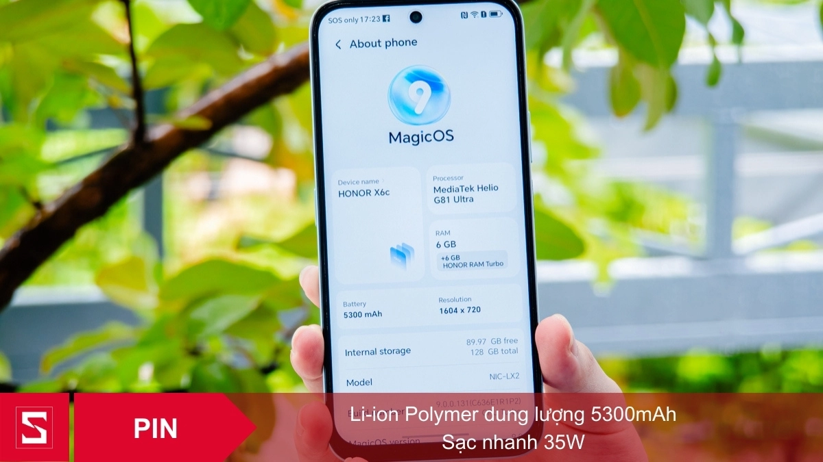 , mang đến khả năng hoạt động bền bỉ suốt ngày dài mà không lo gián đoạn. Công nghệ sạc nhanh 