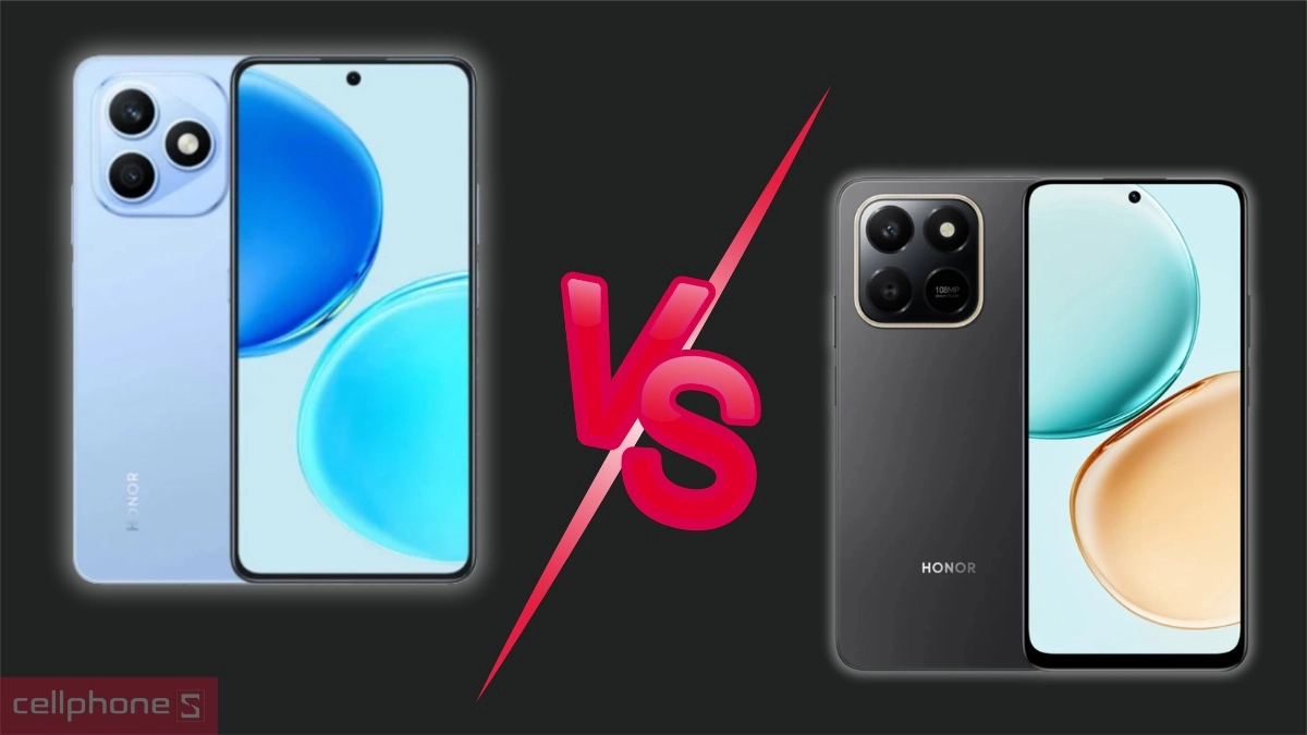 So sánh điện thoại HONOR X8D với HONOR X7D 