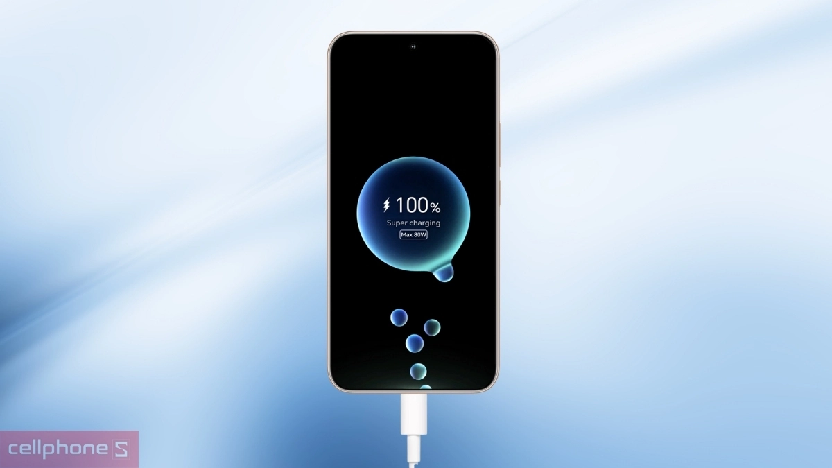 HONOR 400 sở hữu công nghệ sạc nhanh 80W, cho phép nạp lại năng lượng một cách thần tốc