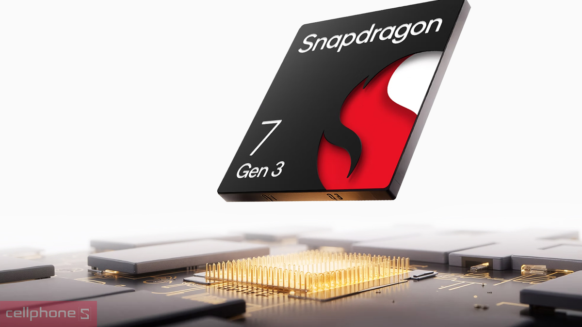 Hiệu năng vượt trội của HONOR 400 được hỗ trợ bởi con chip Snapdragon 7 Gen 3