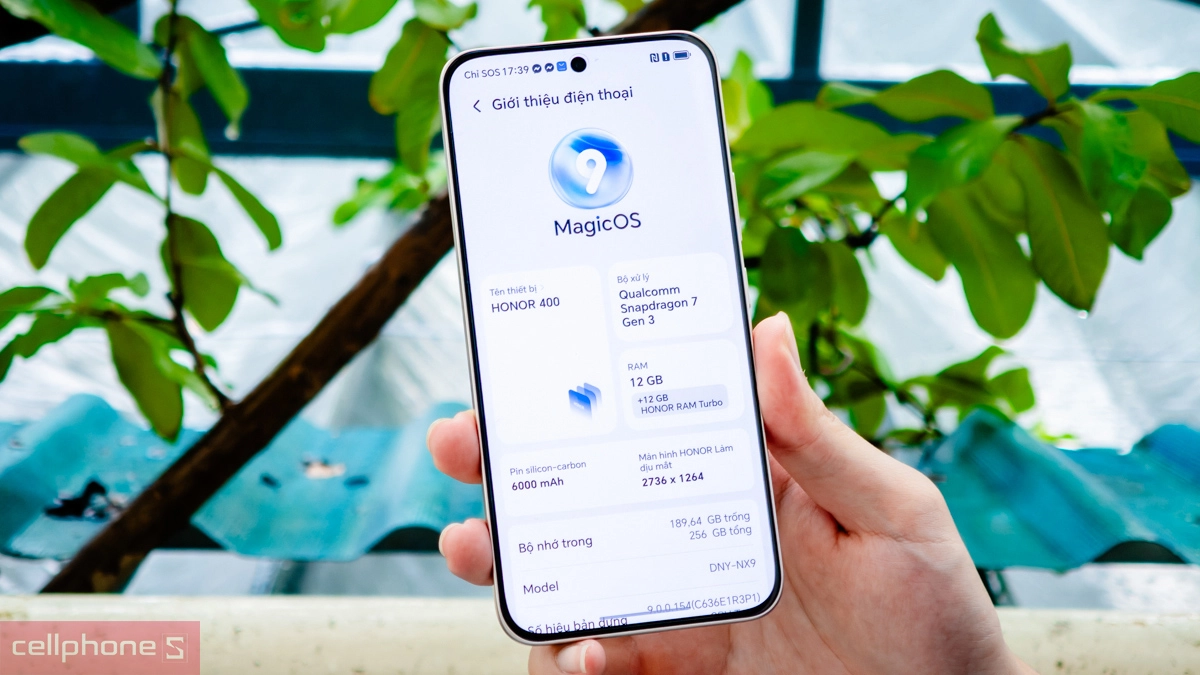 HONOR 400 được cung cấp tối thiểu 3 bản cập nhật hệ điều hành Android