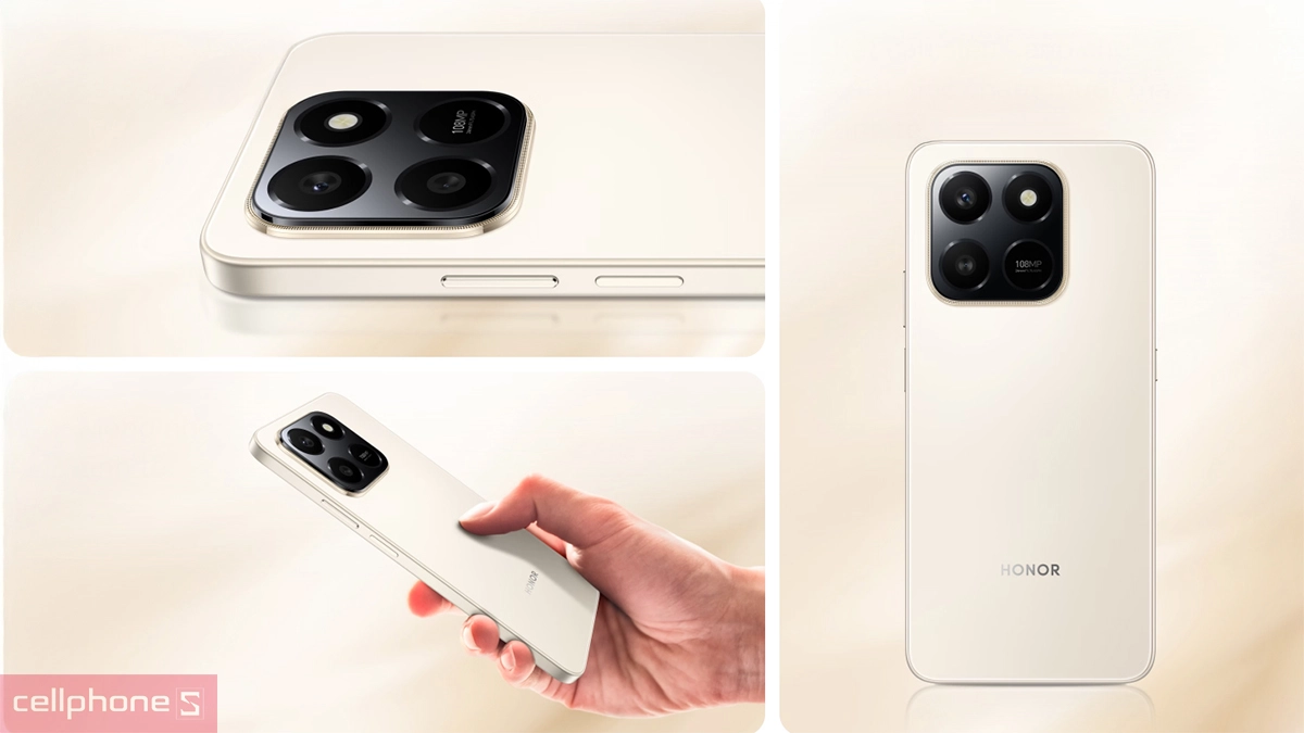 HONOR X7d 8GB 256GB sở hữu thân máy mỏng