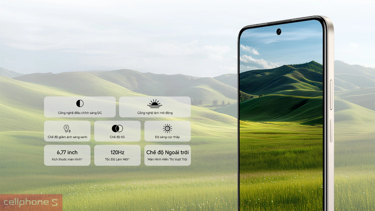 HONOR X7d đạt kích thước 6.77 inch