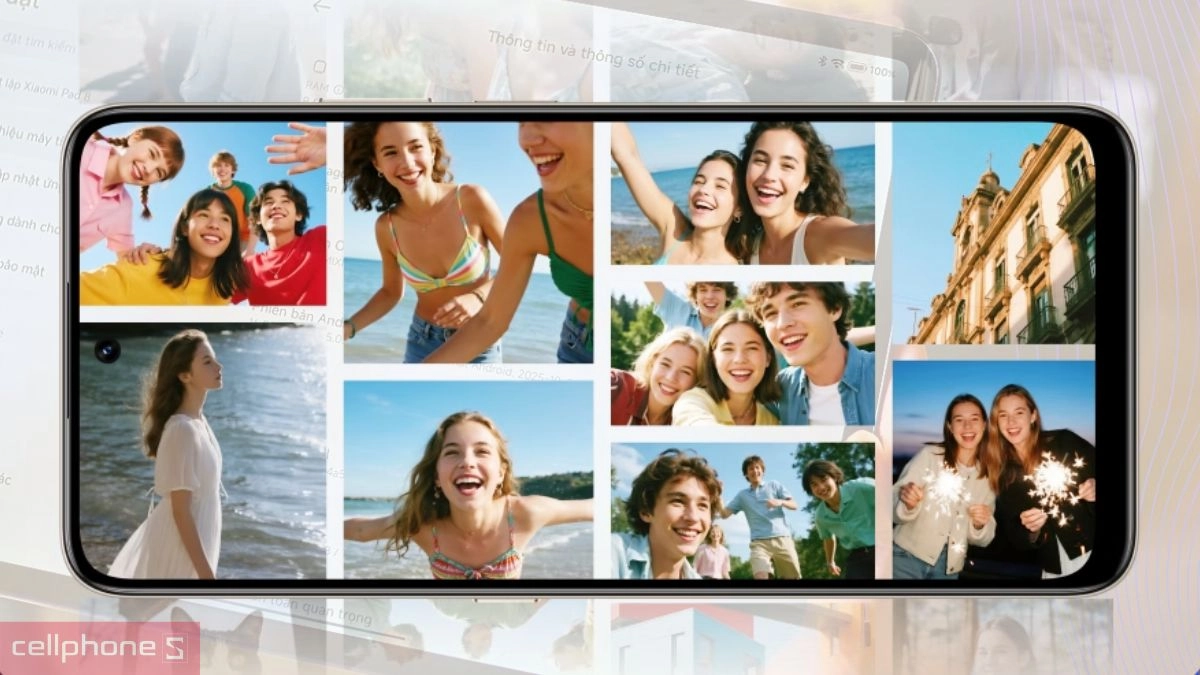 HONOR X7d 256GB cung cấp không gian lưu trữ rộng rãi 