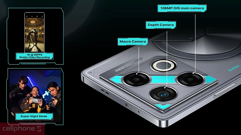Camera điện thoại Infinix GT 20 Pro