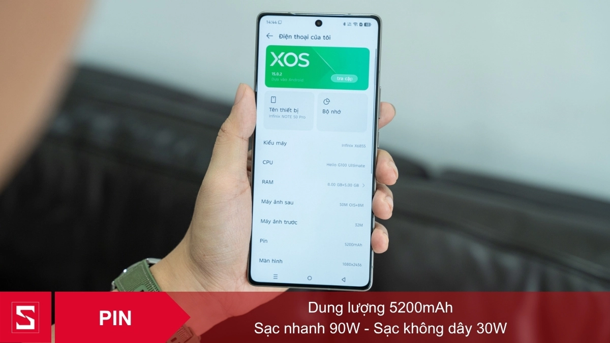 Pin điện thoại Infinix Note 50 Pro