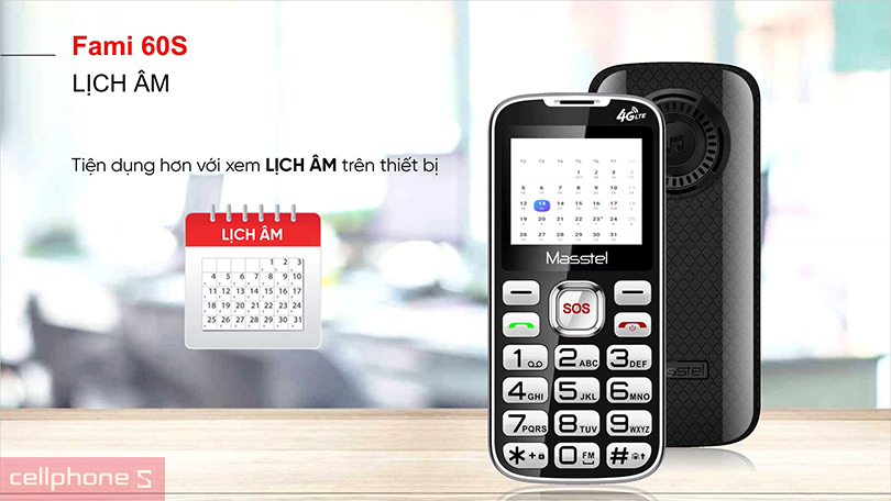 Giá của điện thoại Masstel Fami 60S 4G là bao nhiêu?