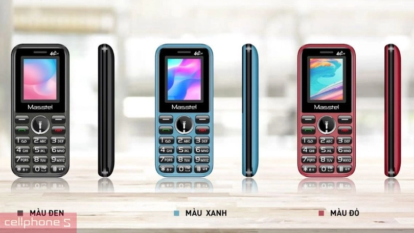 Điện thoại Masstel izi S3 - Pin khỏe, hỗ trợ 4G LTE