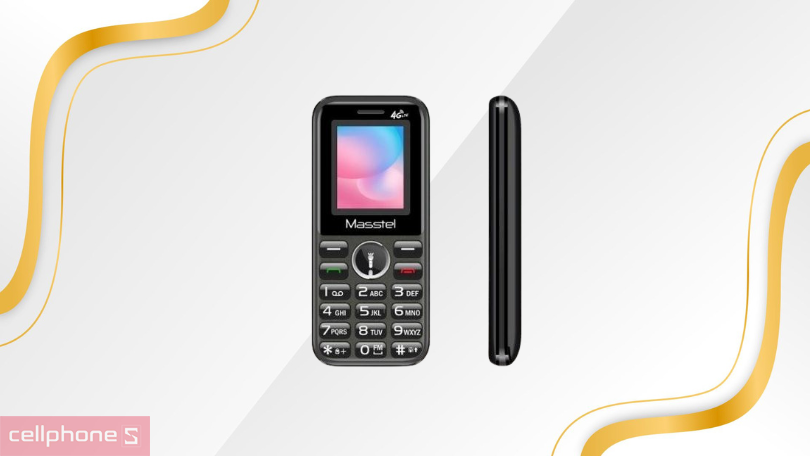Điện thoại Masstel izi S3 - Pin khỏe, hỗ trợ 4G LTE