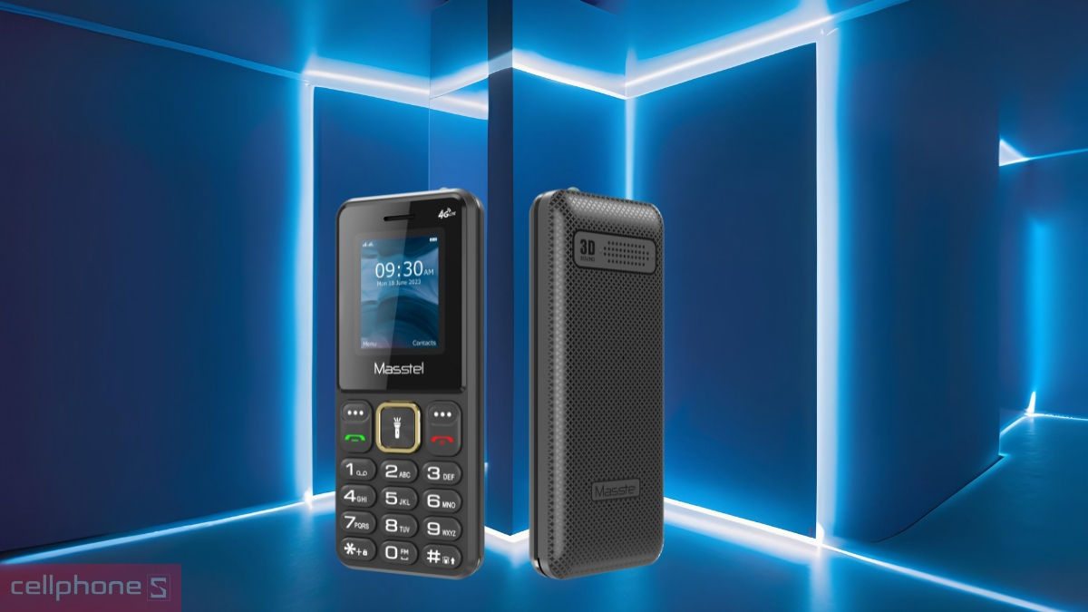 Điện thoại Masstel izi S8 hỗ trợ kết nối 4G-LTE
