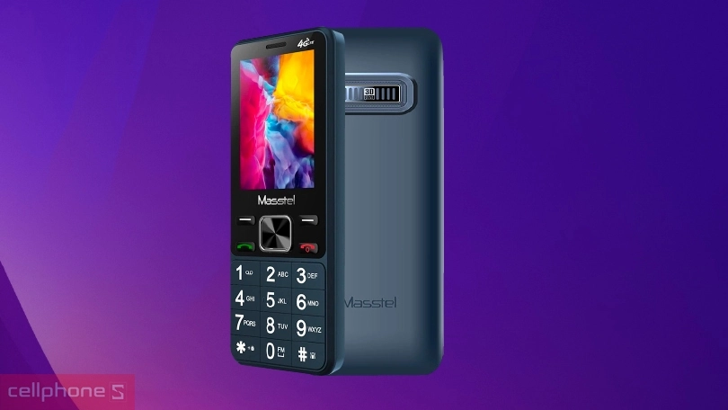 Thiết kế điện thoại Masstel Izi 25 4G
