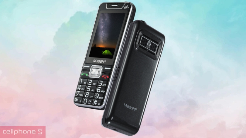 Điện thoại Masstel IZI 55 4G - Thiết kế bền bỉ, dung lượng pin lớn