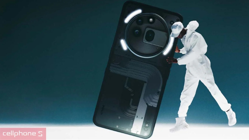 Thiết kế điện thoại Nothing Phone 3A Pro