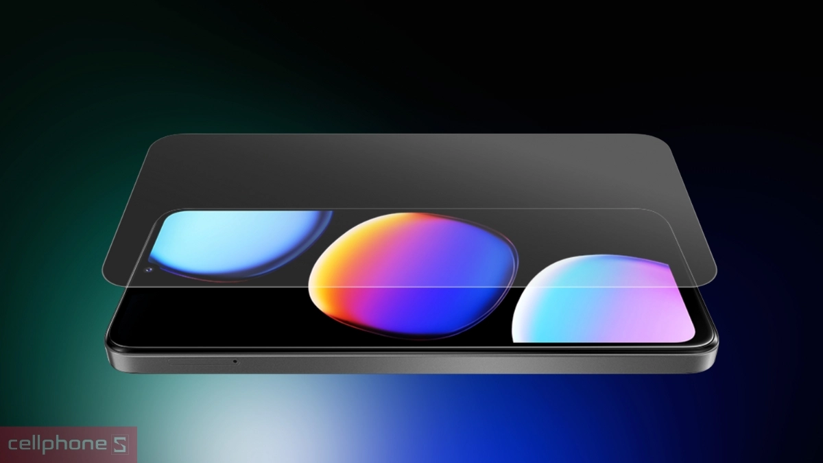 Mặt kính bền bỉ trên Nubia V80 Max