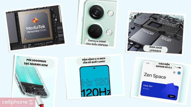 OnePlus Nord 3 5G - Đổi mới thiết kế, tốc độ sạc nhanh 80W