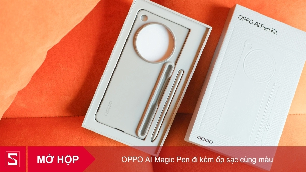 Bộ phụ kiện OPPO AI Pen Kit gồm bút AI Magic Pen và ốp lưng cho Find N6