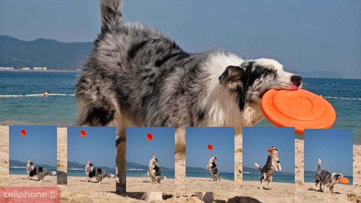 Camera OPPO Find N5 chụp liên tiếp 7 khung hình mỗi giây bắt trọn chuyển động nhanh