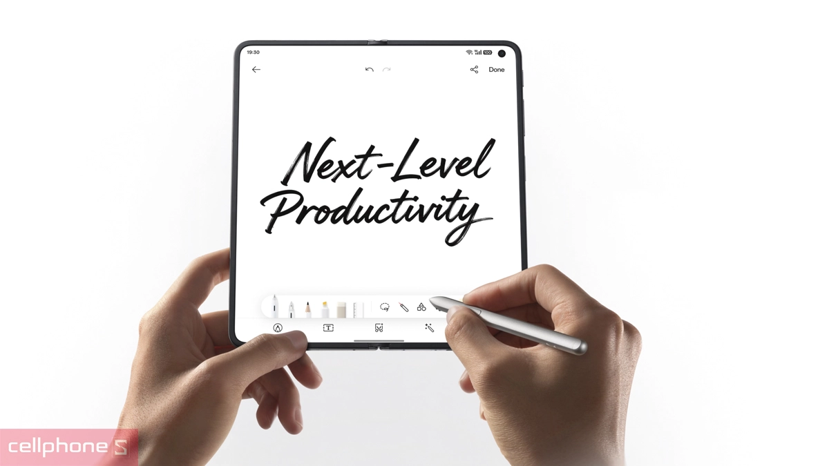 OPPO Find N6 hỗ trợ thao tác trực tiếp bằng bút OPPO AI Pen thiết kế riêng