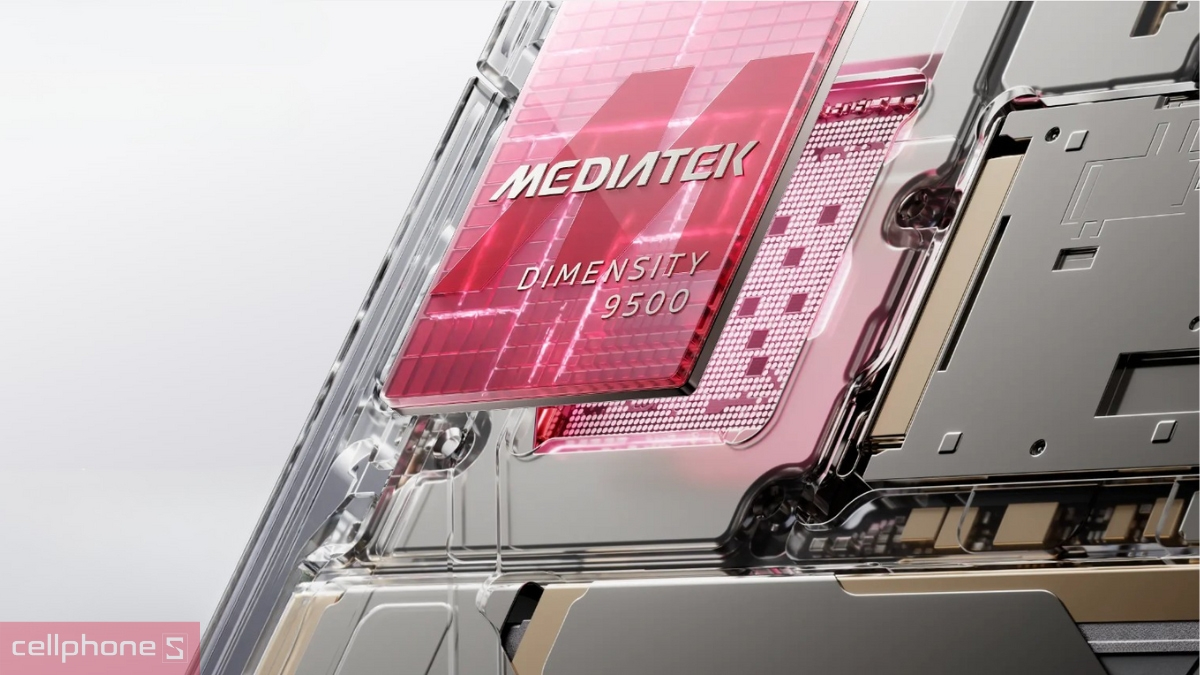 OPPO Find X9 trang bị vi xử lý MediaTek Dimensity 9500 5G, mang lại sức mạnh xử lý mạnh cho mọi tác vụ