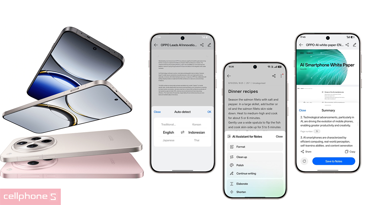 Công nghệ AI (Trí tuệ nhân tạo) trên dòng OPPO X giúp nâng cao chất lượng ảnh và tối ưu hóa hiệu suất hoạt động của máy