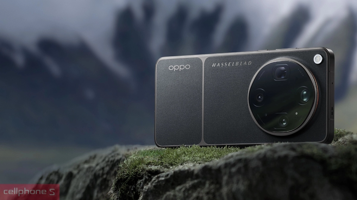 Cụm camera OPPO Find X9 Ultra tạo điểm nhấn ở mặt lưng