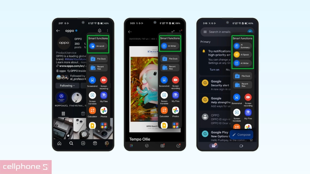 Các tính năng AI trên OPPO Find X9 Ultra