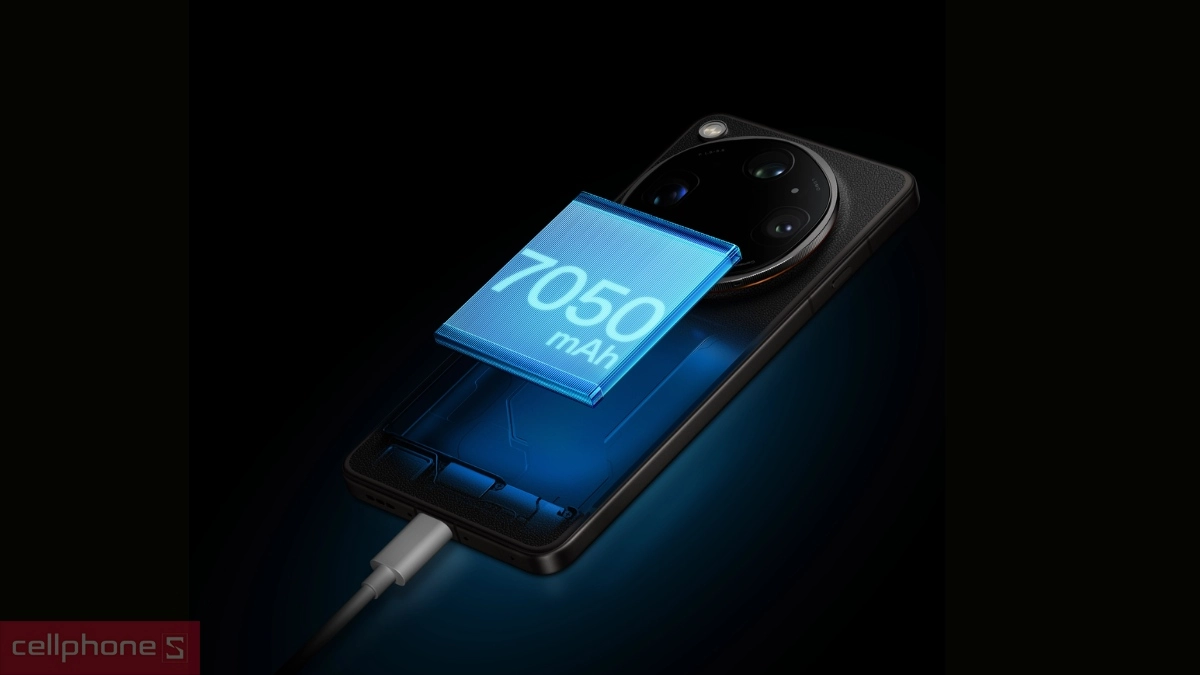 OPPO Find X9 Ultra trang bị viên pin Silicon-Carbon 7050mAh